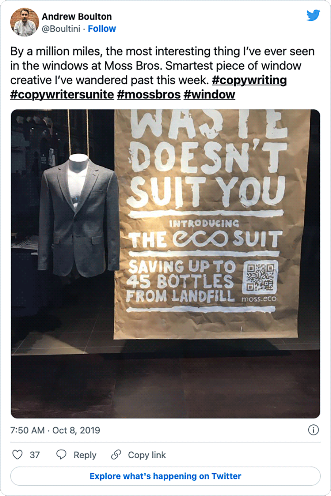Eco Suit Twitter
